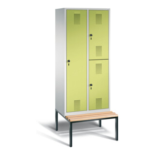 Vestiaire combiné C+P Evolo, H2090xL810xP815mm, 48650-22|S10014