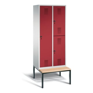 Vestiaire combiné C+P Evolo, H2090xL810xP815mm, 48650-22|S10017