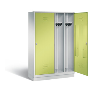 Vestiaire noir et blanc C+P Classic, H1800xL1190xP500mm, 8220-40|S10353