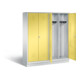 Vestiaire noir et blanc C+P Classic, H1800xL1590xP500mm, 8022-42|S10298-1