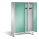 Vestiaire noir et blanc C+P Classic, H1850xL1190xP500mm, 8012-40|S10018-1
