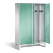 Vestiaire noir et blanc C+P Classic, H1850xL1190xP500mm, 8012-40|S10018-1
