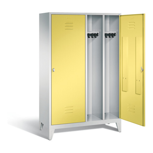 Vestiaire noir et blanc C+P Classic, H1850xL1190xP500mm, 8210-40|S10228