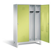 Vestiaire noir et blanc C+P Classic, H1850xL1190xP500mm, 8210-40|S10229