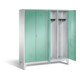Vestiaire noir et blanc C+P Classic, H1850xL1590xP500mm, 8012-42|S10159-1
