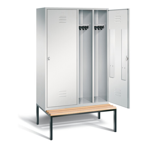 Vestiaire noir et blanc C+P Classic, H2090xL1190xP815mm, 8250-40|S10002