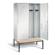 Vestiaire noir et blanc C+P Classic, H2090xL1190xP815mm, 8250-40|S10002