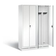 Vestiaire noir et blanc C+P Evolo, H1800xL1190xP500mm, 48022-40|S10297