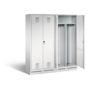 Vestiaire noir et blanc C+P Evolo, H1800xL1590xP500mm, 48022-42|S10006