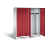 Vestiaire noir et blanc C+P Evolo, H1800xL1590xP500mm, 48022-42|S10026