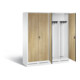 Vestiaire noir et blanc C+P Evolo, H1800xL1590xP500mm, 48022-42|S10040-1