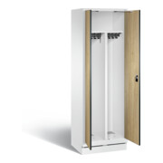 Vestiaire noir et blanc C+P Evolo, H1800xL610xP500mm, 48022-20|S10280