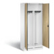 Vestiaire noir et blanc C+P Evolo, H1800xL810xP500mm, 48022-22|S10092-1