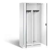 Vestiaire noir et blanc C+P Evolo, H1800xL810xP500mm, 48022-22|S10129