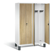 Vestiaire noir et blanc C+P Evolo, H1850xL1190xP500mm, 48012-40|S10166