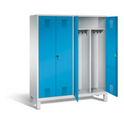 Vestiaire noir et blanc C+P Evolo, H1850xL1590xP500mm, 48012-42|S10036