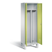 Vestiaire noir et blanc C+P Evolo, H1850xL610xP500mm, 48012-20|S10177