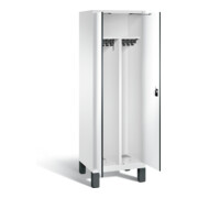Vestiaire noir et blanc C+P Evolo, H1850xL610xP500mm, 48012-20|S10249