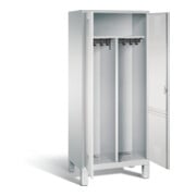 Vestiaire noir et blanc C+P Evolo, H1850xL810xP500mm, 48012-22|S10065