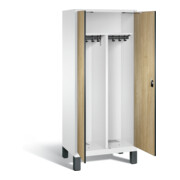 Vestiaire noir et blanc C+P Evolo, H1850xL810xP500mm, 48012-22|S10084