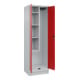 C+P Armoire à produits de nettoyage Classic PLUS, socle, verrou de sécurité rotatif