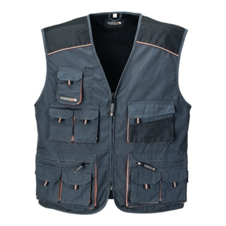 Veste de travail Terratrend gris foncé/noir