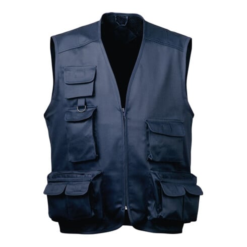 Gilet avec doublure en filet marine