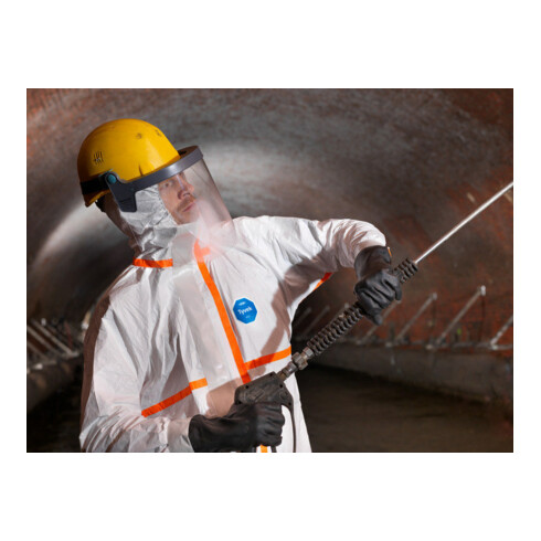 Combinaison de protection chimique DuPont Tyvek® 800 J blanc Cat.III