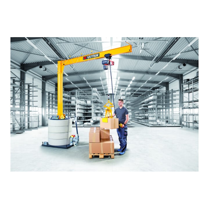 Vetter Grue colonne mobile MOBILUS MOB12-AS2,5-5,0 palan électrique 250 kg, 5,0 m