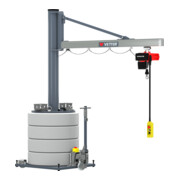 Vetter Grue mobile à colonne MOBILUS MOB12-US2,5-4,9 avec palan électrique 250 kg, 4,9 m