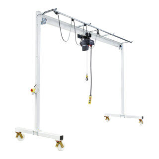 Vetter Portalkran Profi A +  Elektrokettenzug mit Elektrofahrwerk 250kg, 4,0m