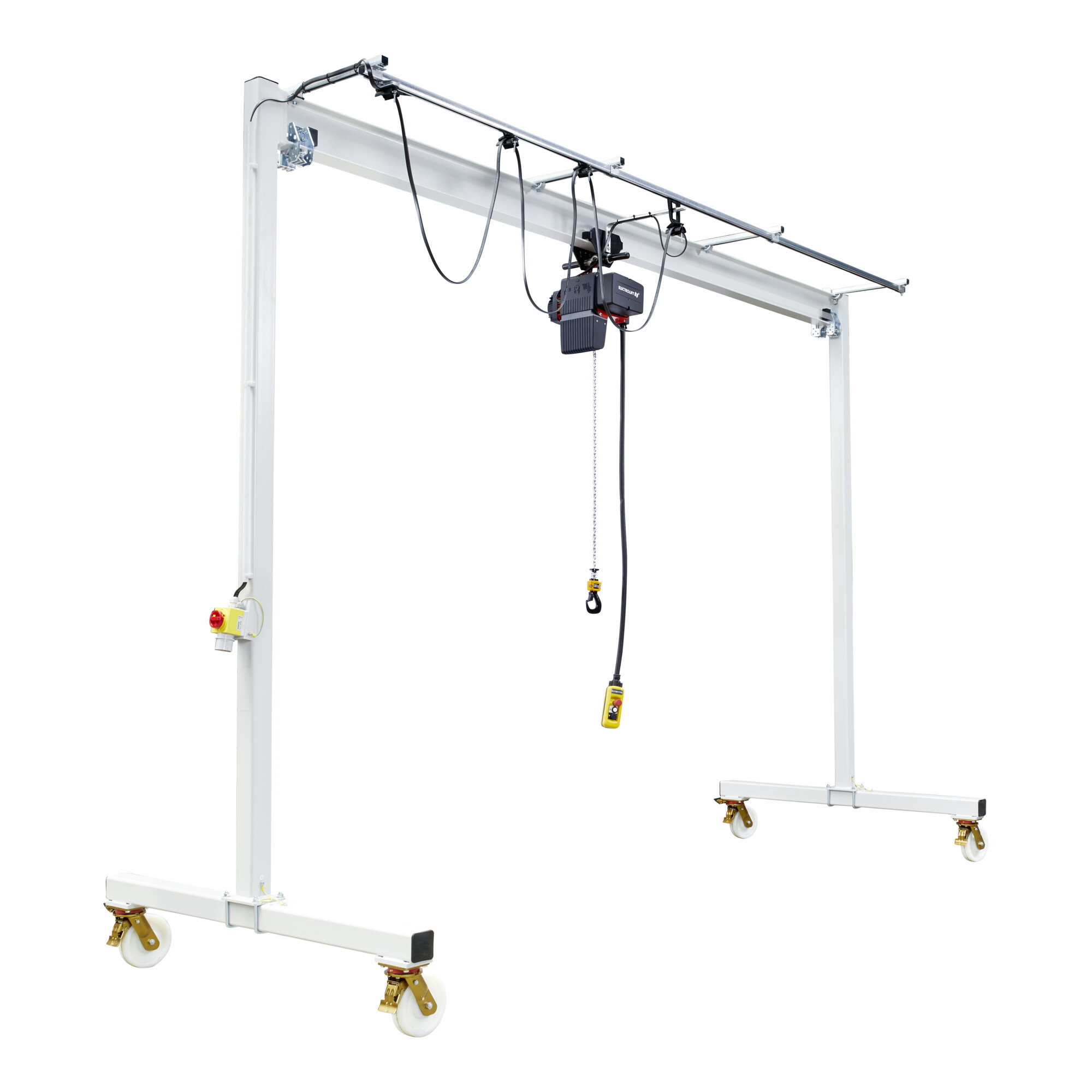 Vetter Portalkran Profi A + Elektrokettenzug mit Handschiebefahrwerk 1600kg, 5,0m ; VETTER Krantechnik