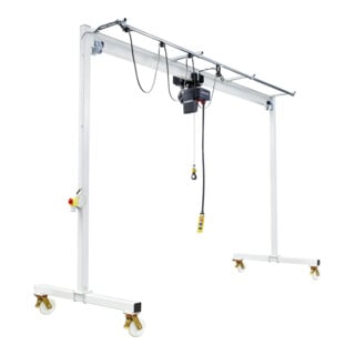 Vetter Portique Profi A + Palan électrique à chaîne avec chariot électrique 500 kg, 4,0 m