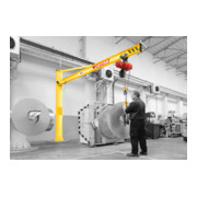 Vetter Säulenschwenkkran PRAKTIKUS + Verbundanker-System + Elektrokettenzug 250kg, 4,0m-3