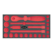 VIGOR 1/3 Weichschaumeinlage 1/2″- Satz, leer  V2611-1