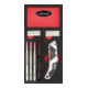 VIGOR 1/3 Weichschaumeinlage Messer, Schaber, Pinzetten-Satz  V1523 ∙ Vierkant hohl 12,5 mm (1/2 Zoll) ∙ Anzahl Werkzeuge: 25-1