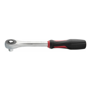 VIGOR 360° Drehgriff Umschalltknarre, 12,5 mm =1/2" V5437 Vierkant massiv 12,5 mm (1/2 Zoll) Gesamtlänge: 288 mm