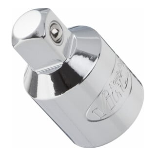 VIGOR Adaptateur carré extérieur 10 mm (3/8") vers carré intérieur 12,5 mm (1/2"), L 36 mm