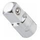 VIGOR Adaptateur carré extérieur 10 mm (3/8") vers carré intérieur 6,3 mm (1/4"), longueur totale 26 mm-1