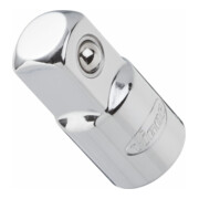 VIGOR Adaptateur carré extérieur 10 mm (3/8") vers carré intérieur 6,3 mm (1/4"), longueur totale 26 mm