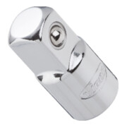 VIGOR Adaptateur carré extérieur 10 mm (3/8") vers carré intérieur 6,3 mm (1/4"), longueur totale 26 mm-3