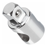 VIGOR Adaptateur carré extérieur 12,5 mm (1/2") carré intérieur 10 mm (3/8") V2667N, longueur 43,7 mm