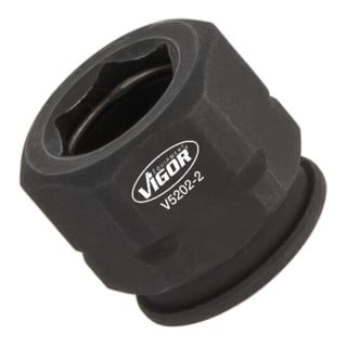 VIGOR Adaptateur carré V5202-2 carré massif 6,3 mm (1/4 pouce)