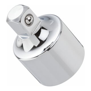 VIGOR Adaptateur extérieur carré 12,5 mm = 1/2 pouce, intérieur carré 20 mm = 3/4 pouce V2111, carré creux 20 mm (3/4 pouce), carré massif 12,5 mm (1/2 pouce), longueur totale : 50 mm