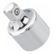 VIGOR Adaptateur extérieur carré 12,5 mm = 1/2 pouce, intérieur carré 20 mm = 3/4 pouce V2111, carré creux 20 mm (3/4 pouce), carré massif 12,5 mm (1/2 pouce), longueur totale : 50 mm-1