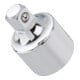 VIGOR Adaptateur extérieur carré 12,5 mm = 1/2 pouce, intérieur carré 20 mm = 3/4 pouce V2111, carré creux 20 mm (3/4 pouce), carré massif 12,5 mm (1/2 pouce), longueur totale : 50 mm-3