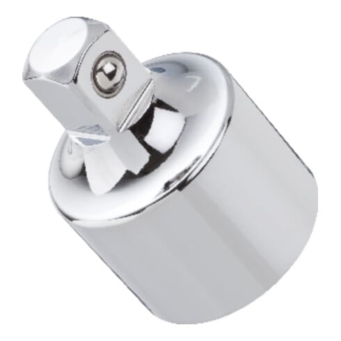 VIGOR Adaptateur extérieur carré 12,5 mm = 1/2 pouce, intérieur carré 20 mm = 3/4 pouce V2111, carré creux 20 mm (3/4 pouce), carré massif 12,5 mm (1/2 pouce), longueur totale : 50 mm
