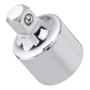 VIGOR Adaptateur extérieur carré 12,5 mm = 1/2 pouce, intérieur carré 20 mm = 3/4 pouce V2111, carré creux 20 mm (3/4 pouce), carré massif 12,5 mm (1/2 pouce), longueur totale : 50 mm-3
