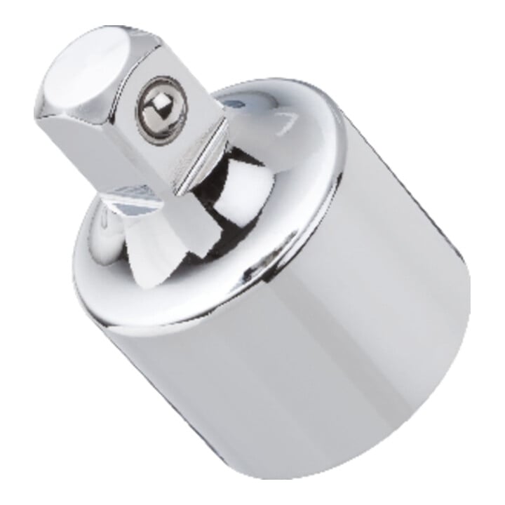 VIGOR Adaptateur extérieur carré 12,5 mm = 1/2 pouce, intérieur carré 20 mm = 3/4 pouce V2111, carré creux 20 mm (3/4 pouce), carré massif 12,5 mm (1/2 pouce), longueur totale : 50 mm