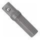 VIGOR Adaptateur extérieur hexagonal 6,3 = 1/4 pouce carré extérieur 6,3 = 1/4 pouce V2452N, 30 mm P total-1